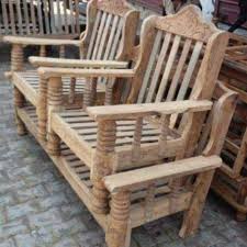 durable sheesham wood 5 seater sofa