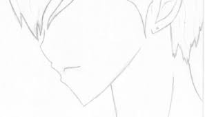 Sketch the wireframe of a male human figure. Anime Hairstyles For Guys Side View Hd Wallpaper Gallery