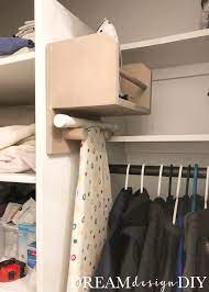 Diy Iron And Ironing Board Holder For