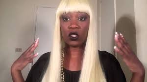 I see it as a welcome cultural export, not pernicious appropriation. Review Beshe Wig Darkskin Black Women With White Hair Youtube
