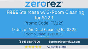 experience clean today with zerorez