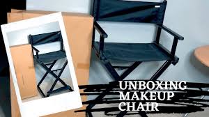 unboxing makeup artist chair you