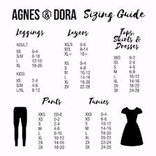Agnes And Dora Size Chart 2018 Happy Living
