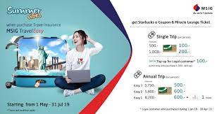 msig travel easy promotional caign