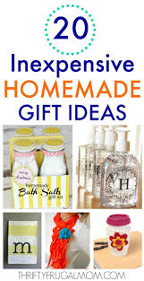 20 inexpensive homemade gift ideas