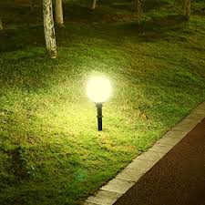 In Ground Lights Miady 7w Led Outdoor Light Landscape Light Watterproof 8 Globe Light 700 Lm 3000k Warm White With 110v Ac Power Plug For Garden Path Lawn Courtyard Driveway Lighting