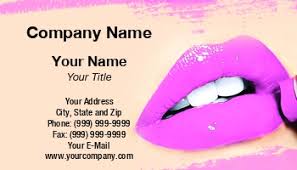 permanent make up business cards