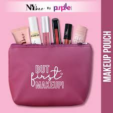 ny bae makeup pouch light pink