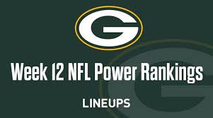 Week 12 Nfl Power Rankings