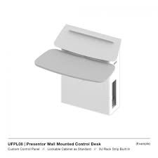 presentor wall mount control desk