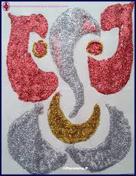 Glitter Art On Paper Paromita Pramanick