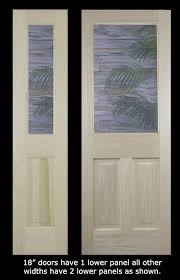 Interior Door With Linen Glass Modern