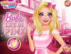 barbie life in pink barbie games