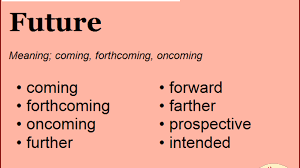 synonym word Future ...