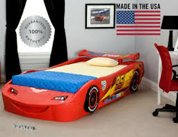 Race Car Bed Twin Kids Sport Toddler
