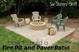 Fire Pit And Paver Patio Tutorial