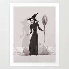 wicked witch of the west art print by