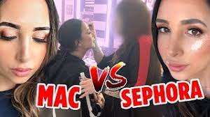 sephora vs mac to get my makeup done