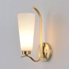 light frosted glass wall lamp