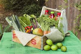 Vegetables On A Rustic Garden Table