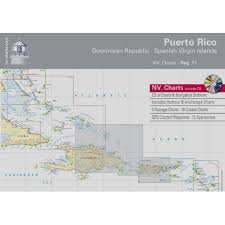Nv Charts Region 11 Puerto Rico Dominican Republic Spanish Virgin Islands