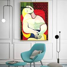 The Dream By Pablo Picasso Famous Oil