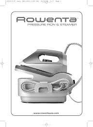 rowenta dg5030 instructions for use