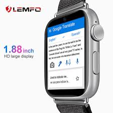 Đồng Hồ Thông Minh LEMFO LEM10 4G Đồng Hồ Thông Minh Android 7.1 1.88 Inch  360*320 Màn Hình 3GB + 32GB GPS WIFI 780Mah Lớn Pin Đồng Hồ Thông Minh Điện  Thoại|Smart Watches
