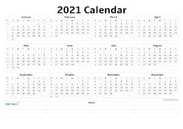 This calendar allows you to print the full year on one page most calendars are blank and the excel files allow you claer anything you don't want. Free Cute Printable Calendar 2021
