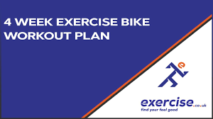 4 week exercise bike workout plan