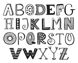 fancy alphabet letters vector images