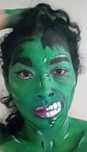 es en inspired makeup look she hulk