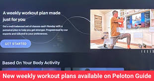 new weekly workout plan feature for