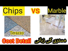 chips flooring vs marble flooring