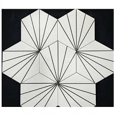 white hexagon wall tiles 3d inkjet