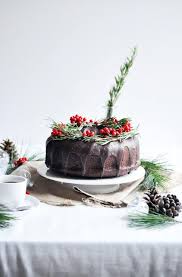 Rosewater chiffon cake with fresh strawberry glaze from peas and peonies. Chocolate Bundt Cake With Orange And Rosemary Cake Chocolat Cuisson De Noel Gateaux Bundt