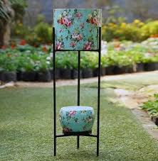 Iron Planter With Stand Height 24