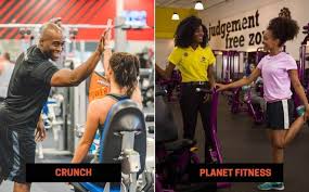 crunch fitness vs planet fitness