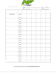 46 printable exercise charts 100 free