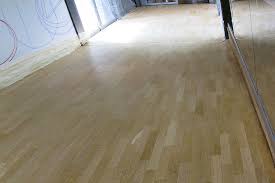 wood parquet with anti slip coating