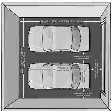 So for a single mini which is 6ft 4ins/1.9m wide, you need 11ft 4in/3.4m, and for two you need 20ft 2in/6.1m. Garage Size Cars Garage Dimensions Cars Garage Contemporary Floor Plan Steven Corley Randel Architec Garage Dimensions Garage Door Sizes Garage Door Dimensions