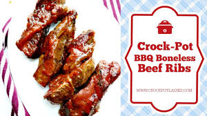 crock pot bbq boneless beef ribs recipe