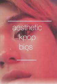 aesthetic kpop bios ﾟ ﾟ army s