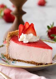 no bake strawberry cheesecake preppy