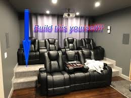 diy home theater riser build your own