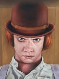 clockwork orange oil painting