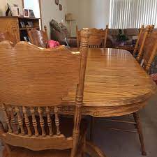 Solid wood furniture that's made by expert amish craftsmen. Best Amish Oak Dining Room Set For Sale In Pueblo Colorado For 2021
