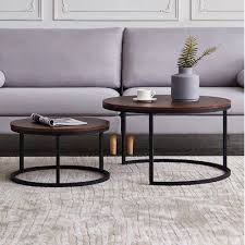Blundell 2 Piece Coffee Table Set Wood