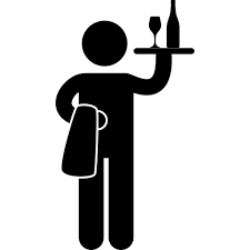 carrying icon, drink icon, man icon, restaurant icon, server icon, serving icon, waiter icon
