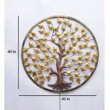 Iron Round Decorative Maple Tree In
